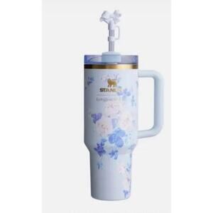 Stanley x Love Shack Fancy 40 oz Everblooming Rosettes Blue Tumbler